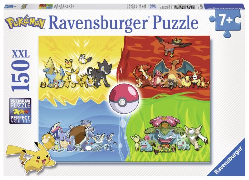 Puzzle 150 pièces XXL Ravensburger Les différents types de Pokémon - Ravensburger