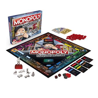 Jeu de société Hasbro Monopoly pour les mauvais perdants