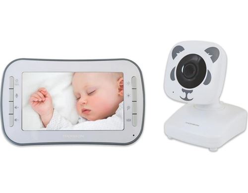Ecoute Bébé Vidéo Thomson Babyview Tbb1 Blanc