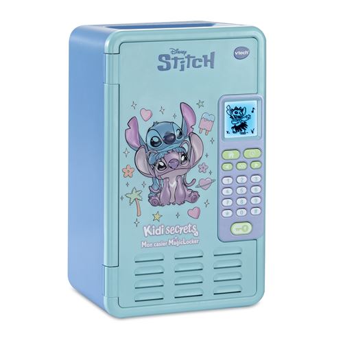 Jeu Électronique Vtech Stitch Kidisecrets, Mon Casier Magic Locker Bleu