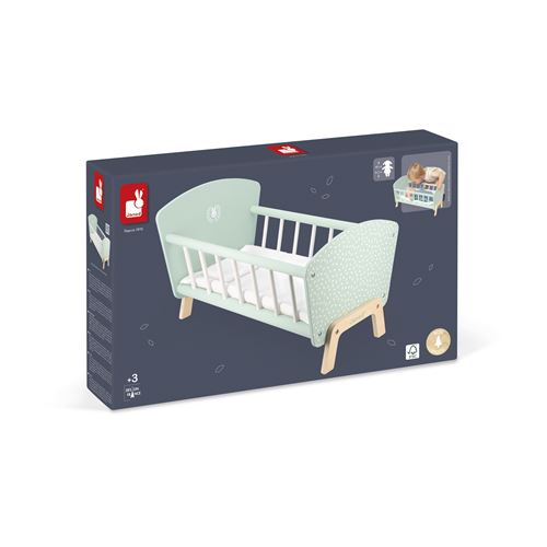 Lit en bois Zen pour poupée - Image 3