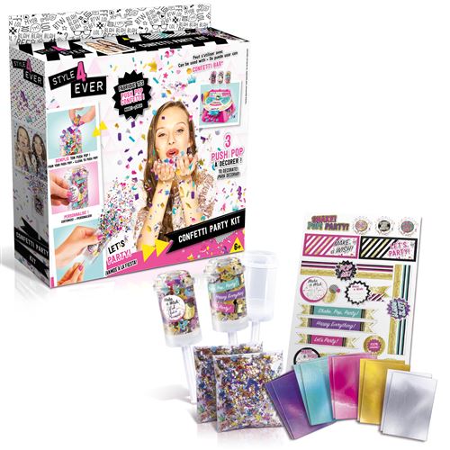 Kit créatif Style For Ever Confetti Party
