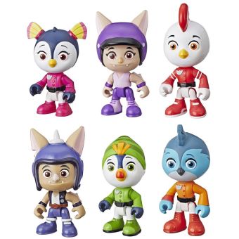 Pack de 6 figurines Top Wing Modèle aléatoire