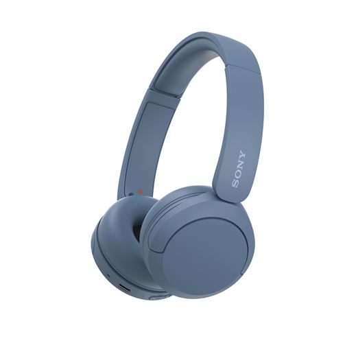 Casque arceau sans fil Bluetooth Multipoint Sony WHCH520 Bleu