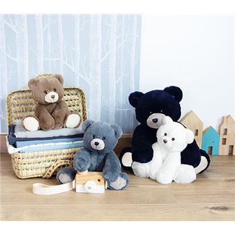 Peluche Histoire d'Ours Oscar 25 cm Bleu Marine