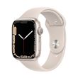 Apple Watch Series 7 GPS, boîtier Aluminium Lumière Stellaire 45mm avec Bracelet Sport Lumière Stellaire