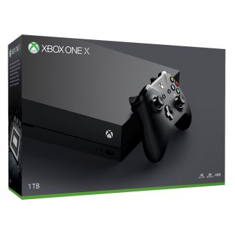 Pack Console Microsoft Xbox One X 1 To Noir - 1