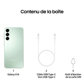 GALAXY A16 128 GO VERT D''EAU