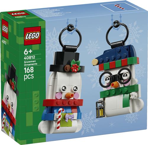Lego Lego® Iconic 40812 Les Bonshommes De Neige Décoratifs