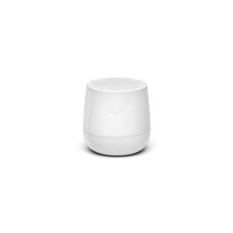 Mini enceinte Bluetooth nomade 3W Lexon Mino Glossy Blanc