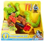 Figurine Fisher Price Imaginext Crocodile et Capitaine Crochet