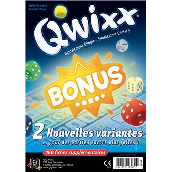 Jeux d’ambiance Gigamic Quixx Bonus Bloc