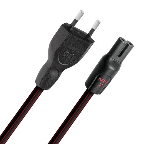 Câble alimentation Audioquest NRG-X3 2 m Noir et rouge