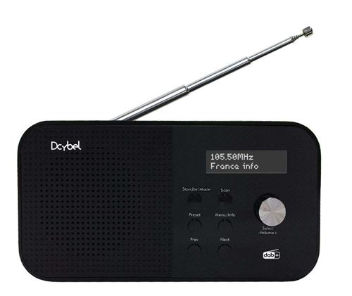 Radio portable Dcybel R300 DAB+ Noir