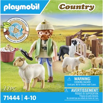 Playmobil La vie à la ferme 71444 Berger avec moutons - 1