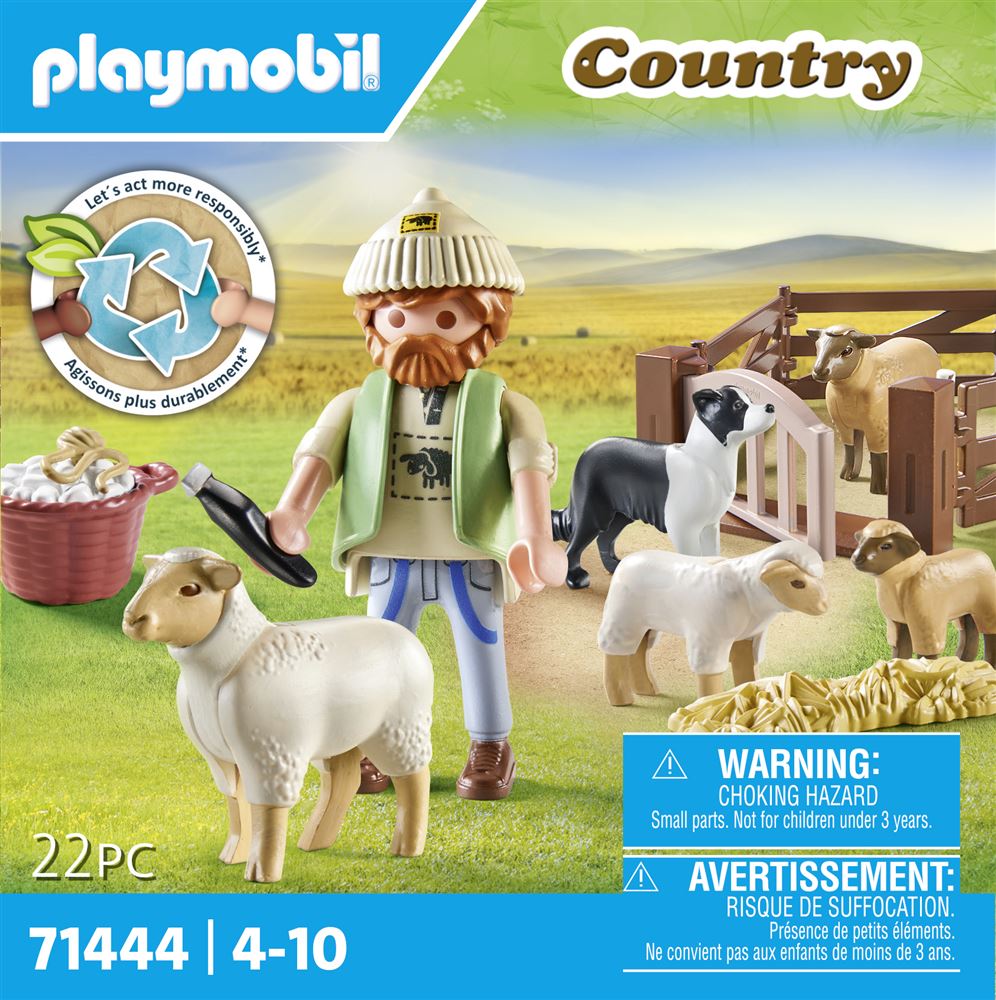 Figurine Playmobil Ferme / Montagnard / Berger / Vache – Série 16, Modèle Tyrolien 70159, Occasion