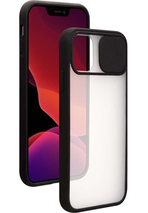 Coque Slide Contour BigBen Connected Noir pour iPhone 13