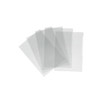 Pochettes transparentes, A4 film PP grain‚, vert 100 pièces - La Poste