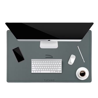 LL-COEUR Tapis de souris XXL noir pour clavier de jeu, ordinateur portable,  bureau (140 x 60 x 0,3 cm)