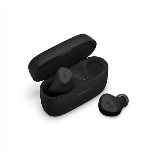Ecouteurs intra-auriculaire sans fil Bluetooth Jabra Elite 5 avec réduction du bruit Noir Titane