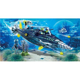 Playmobil Top Agents 70005 Sous-marin d'attaque S.H.A.R.K Team