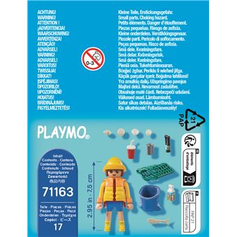 Playmobil 71163 Bénévole ramassage déchet