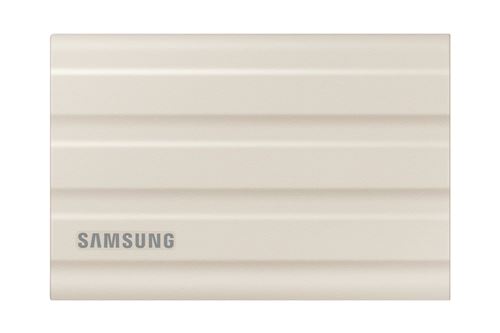 Samsung T7 Shield MU-PE2T0K - SSD - gecodeerd - 2 TB - extern (draagbaar) - USB 3.2 Gen 2 (USB-C aansluiting) - 256-bits AES - beige