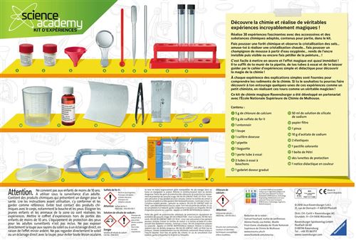 Jeu scientifique Chimie magique RAVENSBURGER : la boîte à Prix