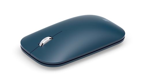 Microsoft – Surface Mobile Mouse – Souris Bluetooth pour PC, Ordinateurs Portables, Tablettes Compatible Windows, Macos, Chrome Os (Fine, Légère, Transportable) – Bleu Cobalt (Kgy-00022)