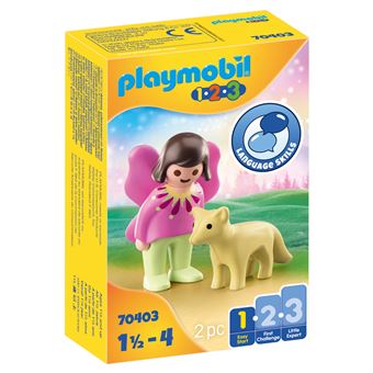 Playmobil 1.2.3 70403 Amie fée avec le renard