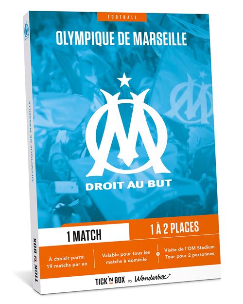 Coffret cadeau Wonderbox Olympique de Marseille Fnac