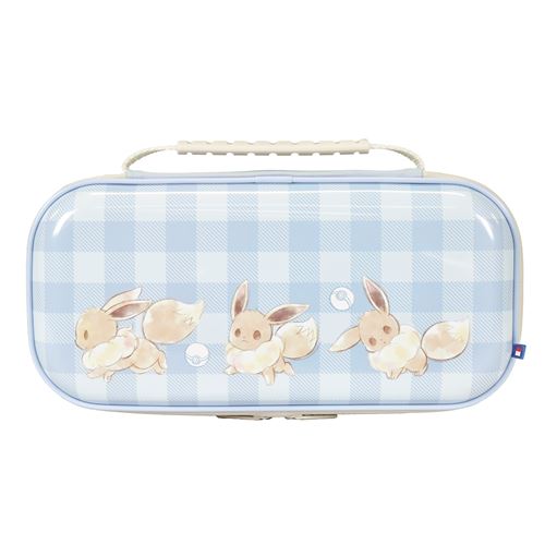 Pochette rigide Hori Évoli Cottage Core pour Nintendo Switch 2 Nintendo Switch Nintendo Switch OLED et Nintendo Switch Lite