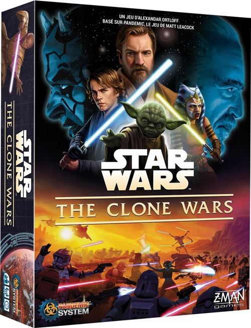 Jeu de strat&eacute;gie Asmodee Star Wars Clone Wars Pandemic System