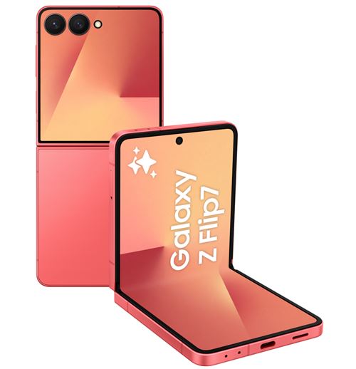 Smartphone Samsung Galaxy Z Flip7 6,9 5G Nano SIM 256 Go Corail