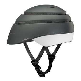 Casque de vélo pliable Closca Loop Graphite Taille L Noir et Blanc