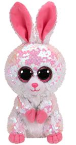 Peluche Ty Flippables Taille S Bonnie le lapin 15 cm