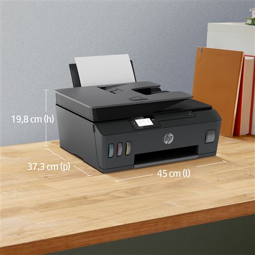 Imprimante Tout-en-un sans fil HP Smart Tank Plus 570 Noir - Fnac.ch -  Imprimante multifonction