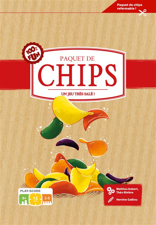 Paquet de Chips Jeu d'ambiance MIXLORE Pari et observation Dès - vue 2