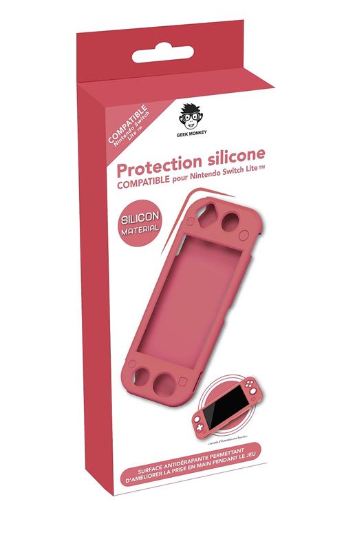 Coque de protection PHONILLICO Nintendo Switch Lite - Coque Rose