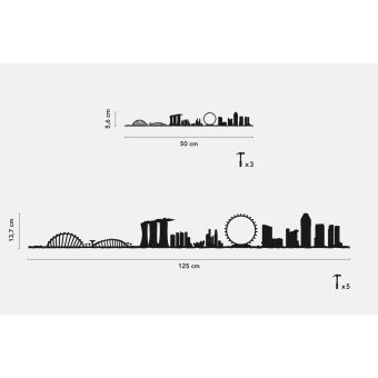 Accessoire de décoration The Line Singapore Noir