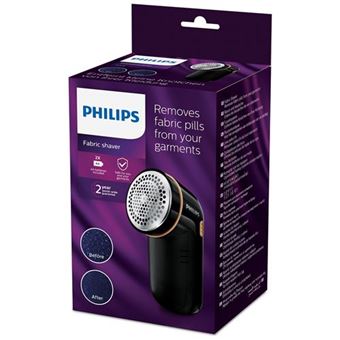14€02 sur Philips gc027/00 rasoir anti-bouloche électrique batterie  rechargeable via câble usb avec petite brosse de nettoyage lilas - Fer à  repasser - Achat & prix