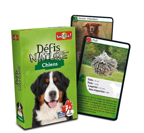 Jeu pour découvrir la nature Bioviva Défis Nature Chiens