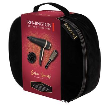 Coffret cadeau Sèche-cheveux Remington Salon Collection D6940GP 2100 W Noir et Doré