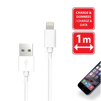 Achetez Kit chargeur 3 en 1 - Chargeur maison & voiture + câble - iPhone 7  & 7+ - Blanc pour 9,99€ chez Allforphone