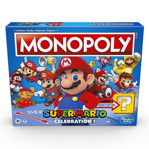 Acheter Jeu de société Hasbro Gaming Monopoly Super Mario Celebration ! État correct - 29,95 € Jeu de société Hasbro Gaming Monopoly Super Mario Celebration ! État correct - Hasbro Gaming reconditionné disponible sur Fnac