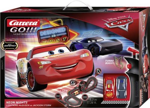 Piste De Jouet Électrique Disney Cars Neon Nights Carrera Go!!!