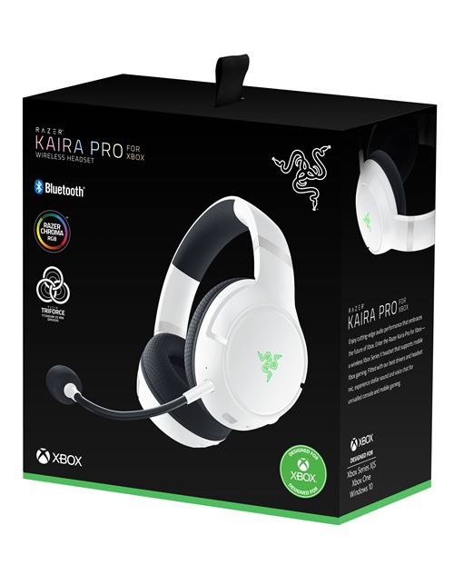 8€55 sur Casque gaming Razer Kaira Pro pour Xbox/PC Blanc - Casque pour  console - Achat & prix