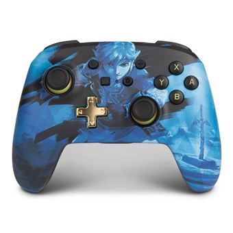 PowerA Enhanced Wireless Controller - The Legend of Zelda: Link Blue - manette de jeu - sans fil - Bluetooth - pour Nintendo Switch