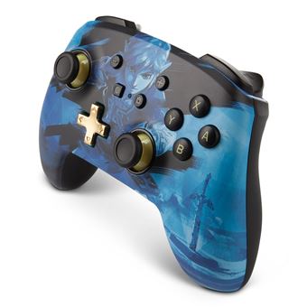 PowerA Enhanced Wireless Controller - The Legend of Zelda: Link Blue - manette de jeu - sans fil - Bluetooth - pour Nintendo Switch