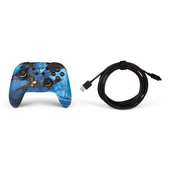 PowerA Enhanced Wireless Controller - The Legend of Zelda: Link Blue - manette de jeu - sans fil - Bluetooth - pour Nintendo Switch